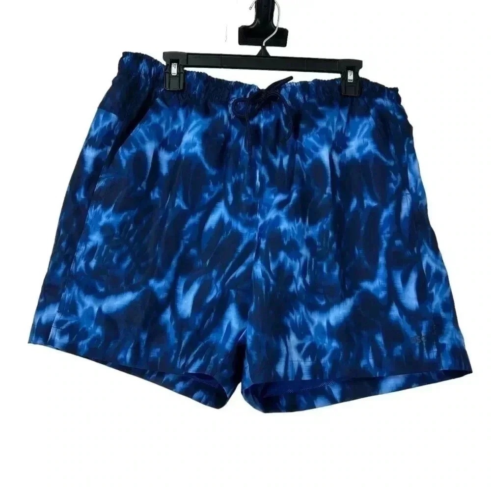 DSG Men’s L 6” Rec Shorts | Palm Life Electric Navy Activewear NWT